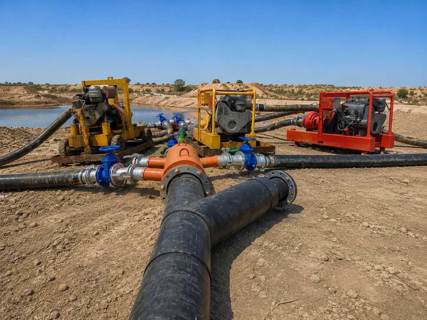 12 inch dewatering pump Al Wakrah