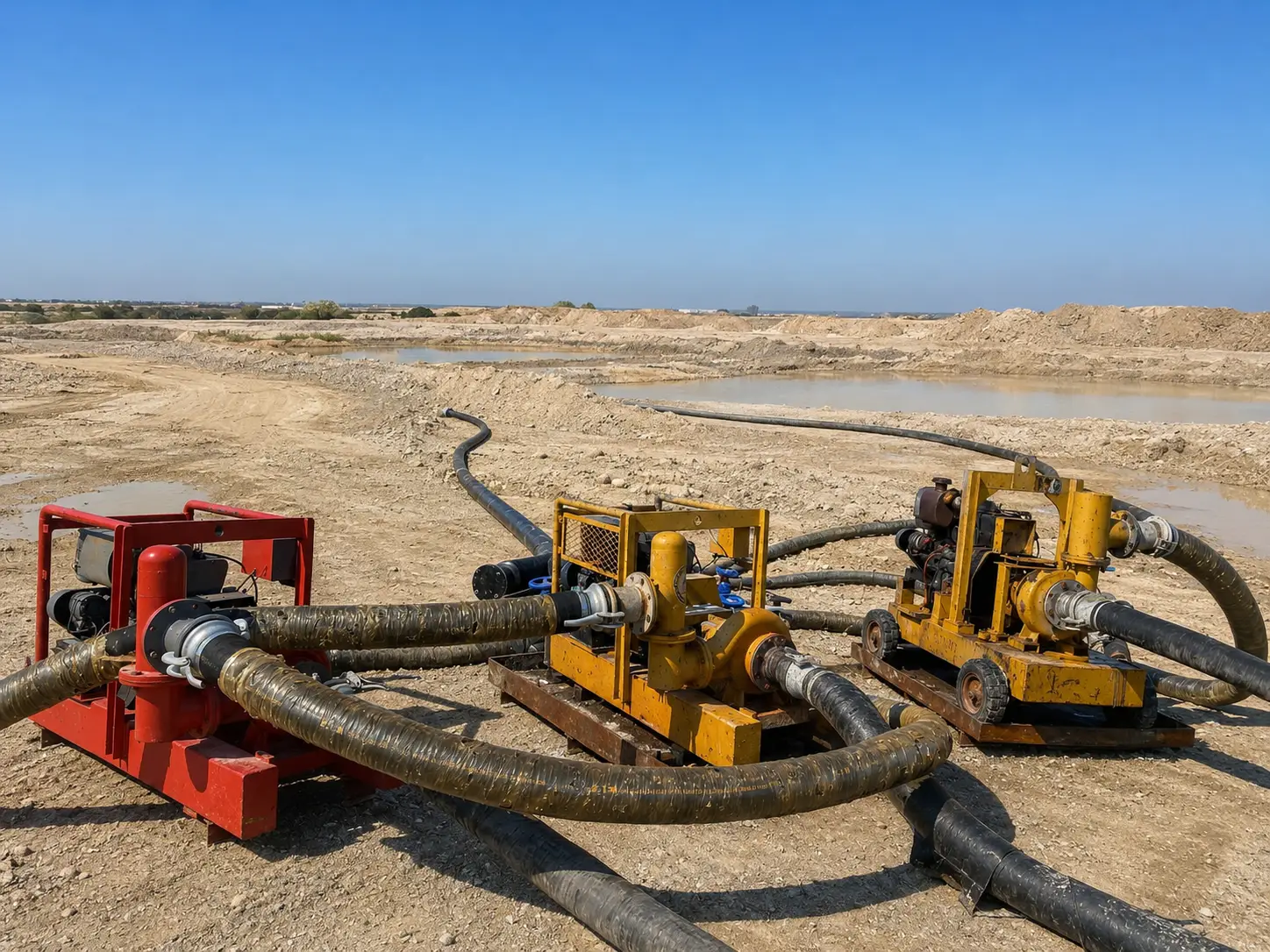 Diesel dewatering pump Al Wukair