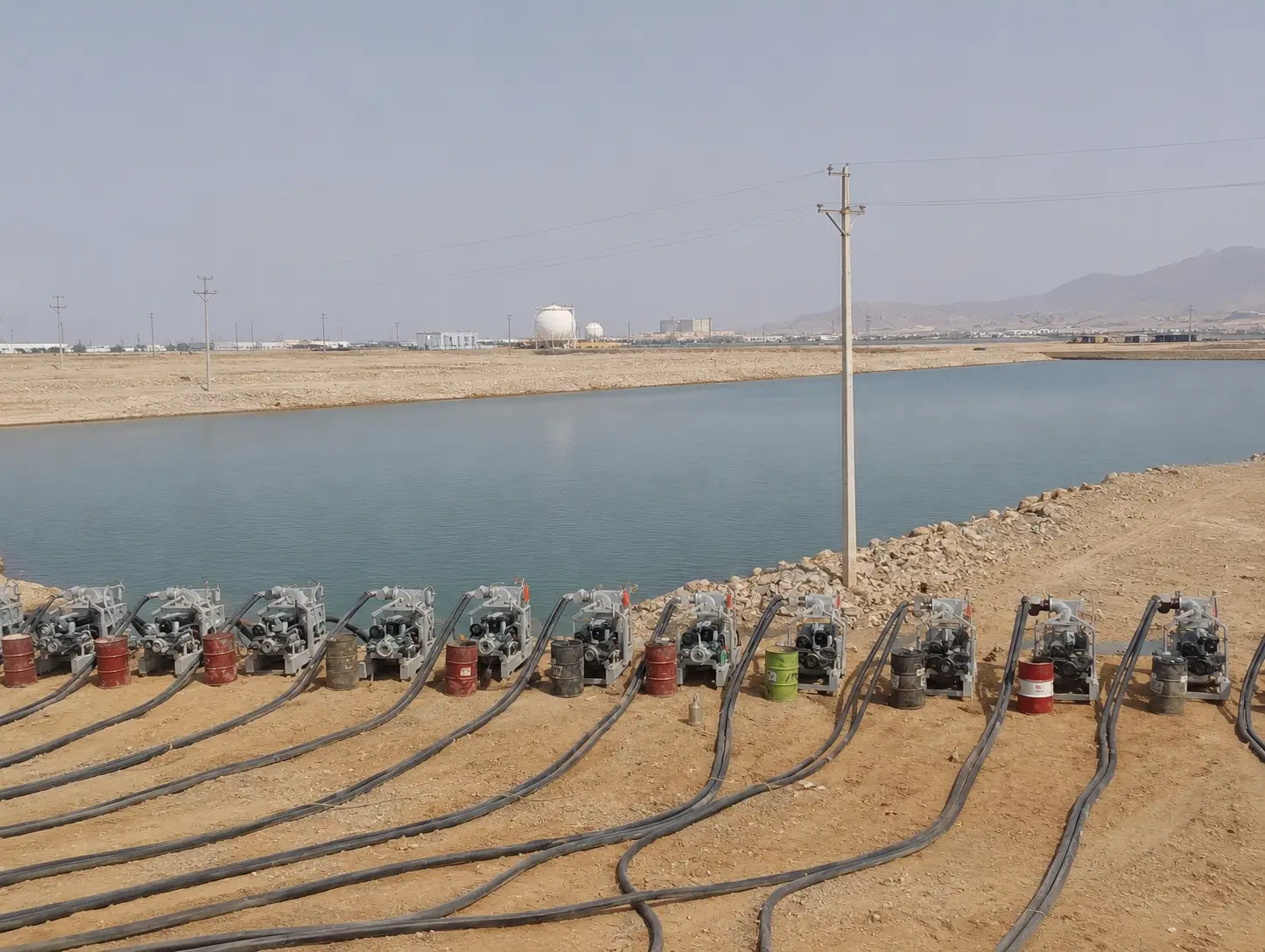Excavation water removal contractor Qatar